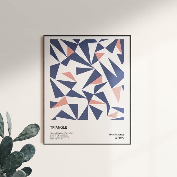 Architecture Art Print, Triangle