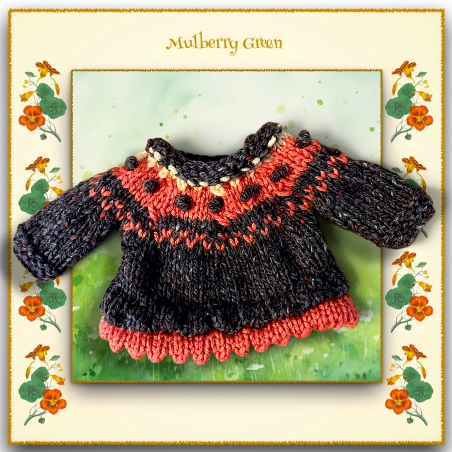 Double Picot Edge Autumn Jumper