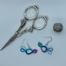 Tatted Bird Earrings
