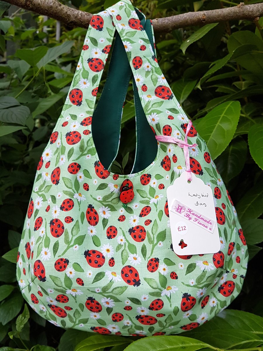 Children's Ladybird cotton shoulder bag 