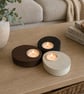 Handmade Wooden Candle Holder Set - Reclaimed Pallet Wood Tealights