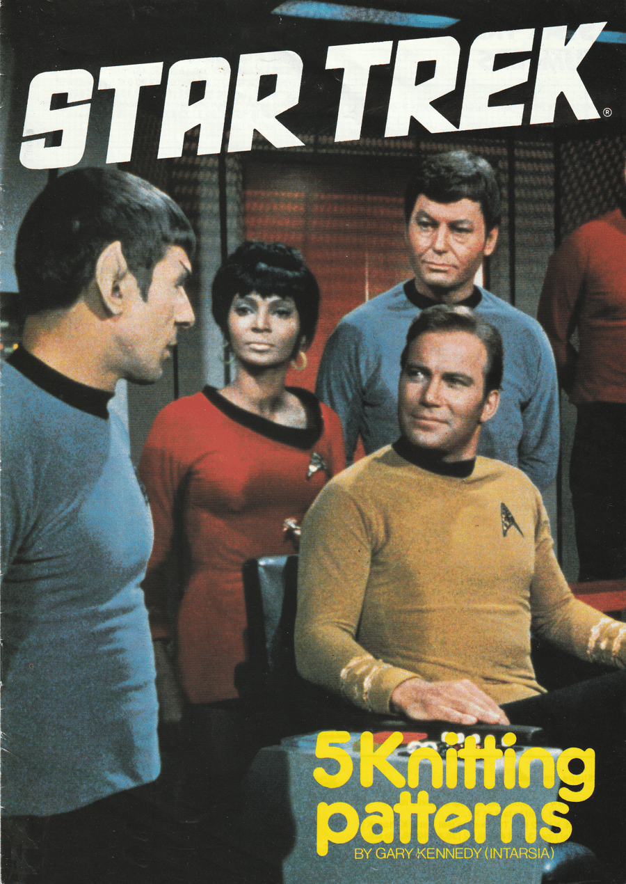 VINTAGE KNITTING PATTERN Star Trek Sweaters