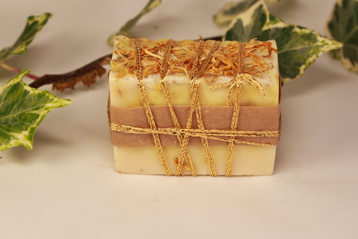 May Chang, Calendula and French clay Soap Bar 