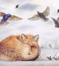 Afternoon Nap Framed Giclée Print - Image 2