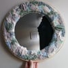The gazing pool a hand embroidered mirror 