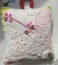 The slow-stitched lavender sachet with a flower charm - Image 7