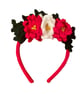 Poinsettia Headband, Christmas Flower Headband, Christmas Hairband, Headband - Image 4