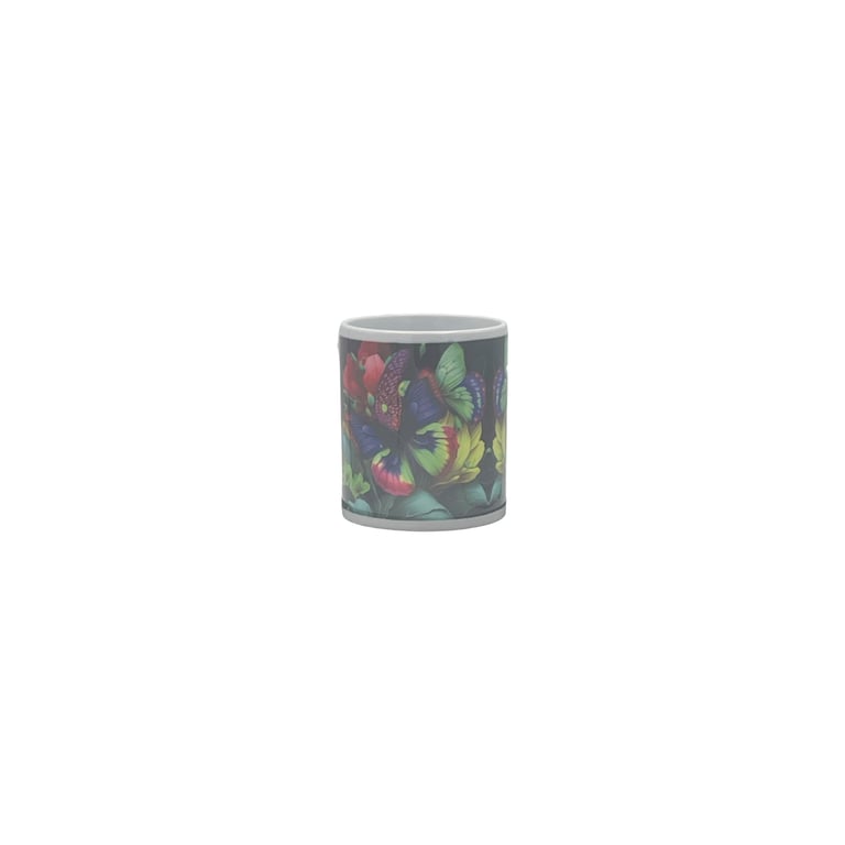 Colourful Tropical Butterfly Mug