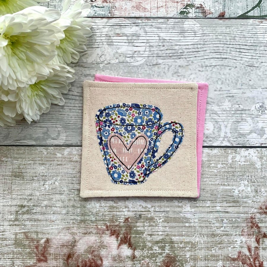 Coaster, tea and coffee lover gift