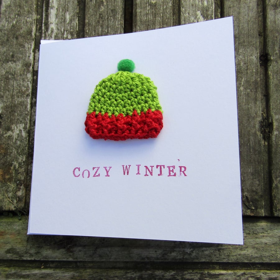 Crochet Christmas card