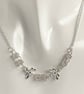 Sterling Silver Chainmaille Bee Necklace - Last One Available  - Image 1