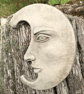 Moon Wall Plaque Stone Garden Ornament