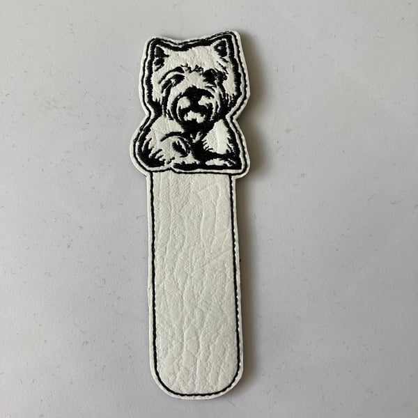 553. Westie bookmark.