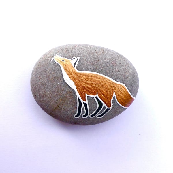 Copper Cat Portrait Stone - MADE TO ORDER