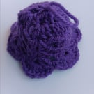 Crochet Christmas Bell (Purple) - festive decoration