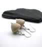 lampwork glass cone earrings - Image 3