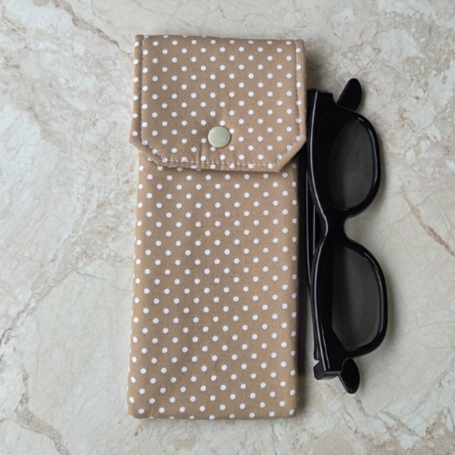 Perfectly Imperfect spotted glasses case