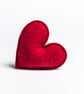 Merino Lambswool lavender filled heart - Image 1