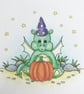 Halloween Baby Dragon Card - Halloween Card - Birthday Card - Image 3