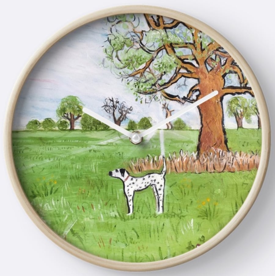 Beautiful Wall Clock Featuring The Painting ‘Tuesday Afternoon’