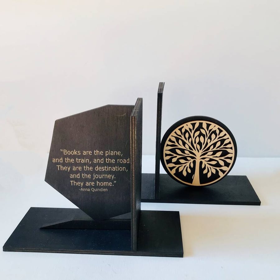 Tree Design Bookends