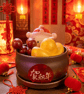 Lunar New Year "God of Wealth Blessings" Themed Candle