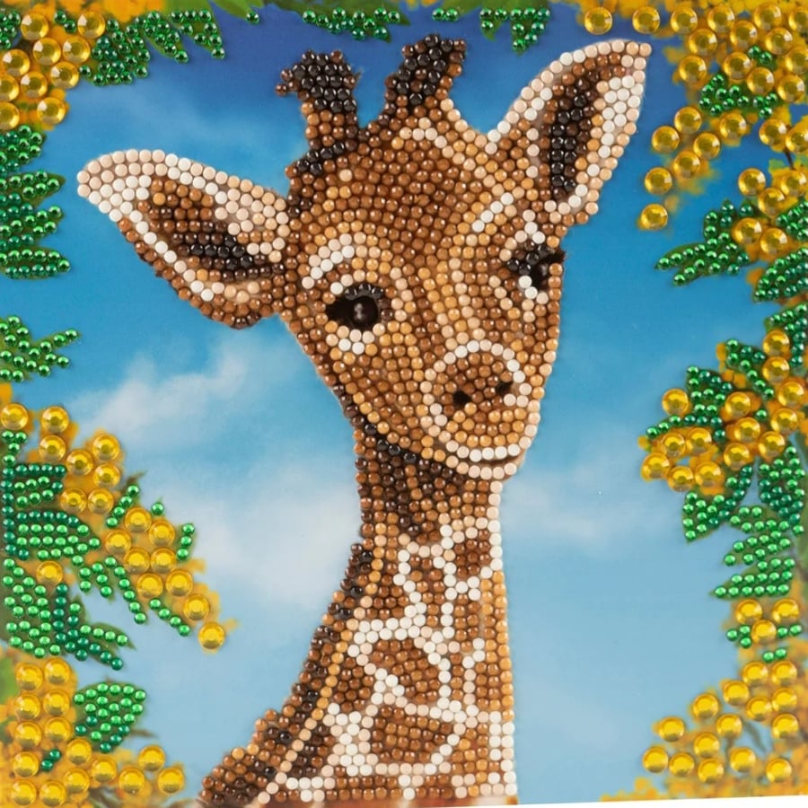 Baby giraffe craft buddy diamond painting kit