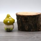 small glass toadstool fairy house gift