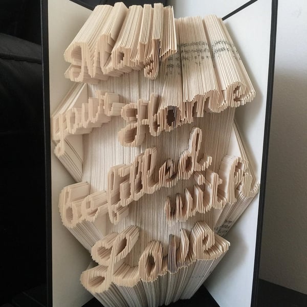 May your home be filled with love COMBI Book Folding Pattern - EMAILED PDF