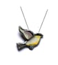Statement Free Bird Graphic Resin Necklace by EllyMental - Image 1