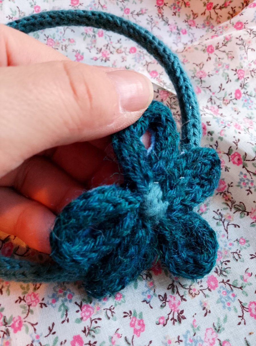 cute wool flower hairband alice band no h16