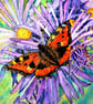 Set of Four Colourful Flower and Garden Blank Greeting Cards - Image 8