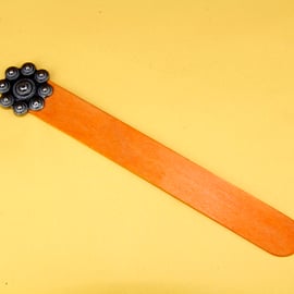 3 - ORANGE LOLLYPOP STICK BOOKMARK