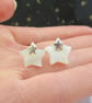 Starry Silhouette SS and Mother-of-Pearl stud earrings - Image 5