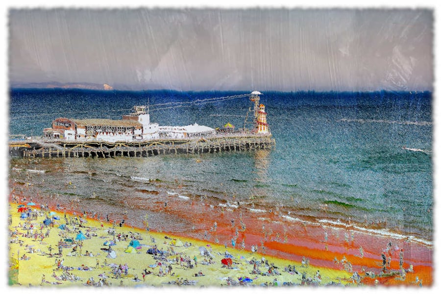 Dorset Wall Art Set - 3 Prints 9x6 or 12x8 Weymouth, Bournemouth, Portland