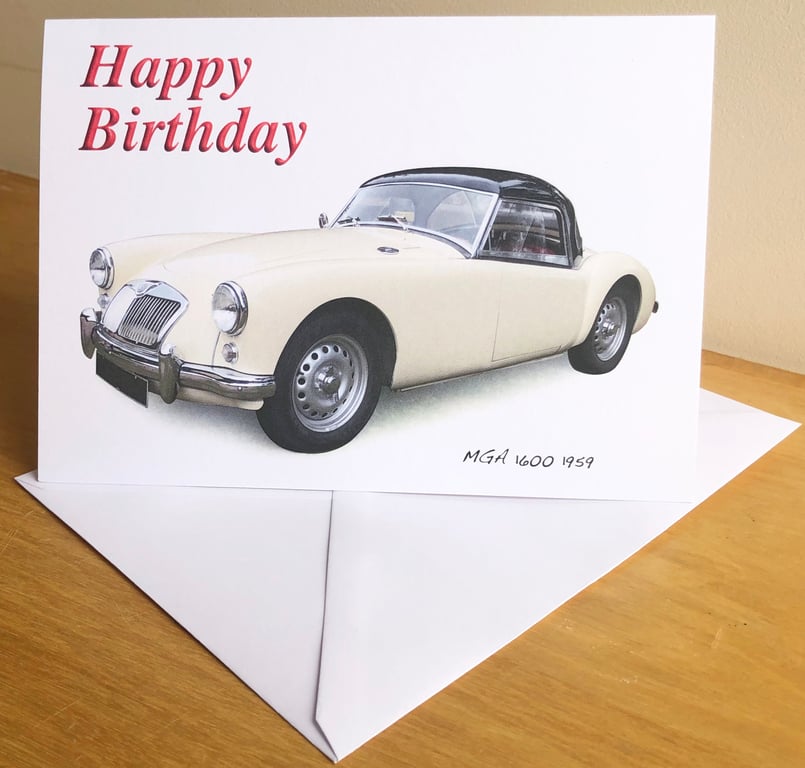 MGA 1600 1959 - Birthday, Anniversary, Retirement or Plain Card