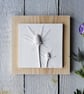Sea Holly Plaster Cast Wall Plaque - Image 2