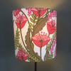 70s pink and lime floral CLIO Sanderson Vintage Fabric  Lampshade option 