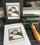 Lino Print - Puffin - Handprinted - Puffins - Image 10