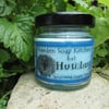 Small Bah Humbug Spearmint Sugar Scrub in 125ml glass jar