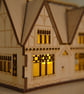 Laser cut thatched cottage nightlight - Image 1