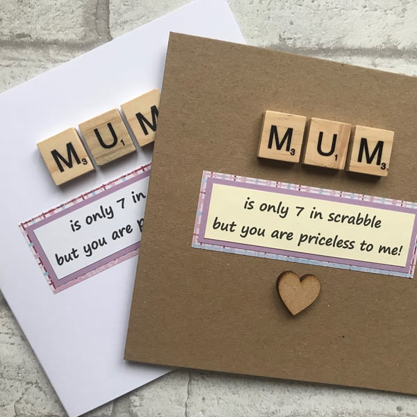 Personalised Handmade  Mum, Mummy, Mom birthday or Mother’s Day card
