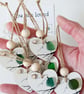 Sea Glass Bird Keepsake - Handmade Coastal Hanging Decoration or Fridge Magnet - Image 3
