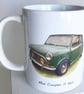 Mini Cooper S 1071cc 1964 - 11oz Ceramic Mug for the Classic Mini fan - Image 2