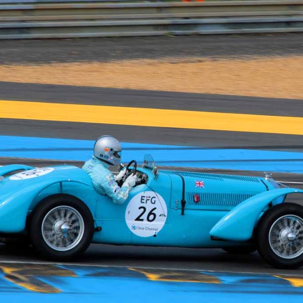 Delage D6-70 S Sports Car Le Mans Classic Photograph Print