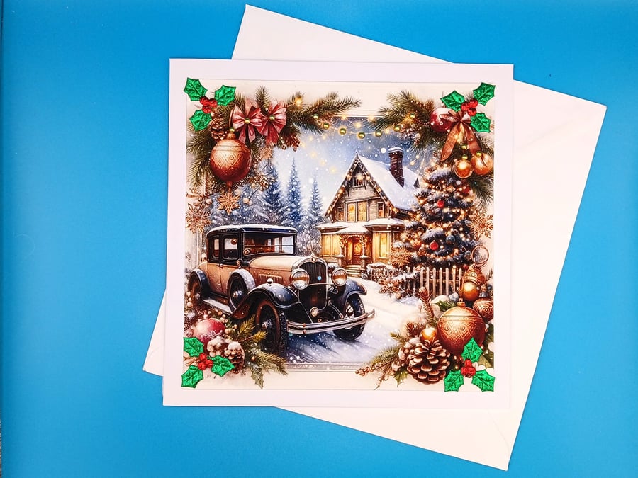 Christmas Card, Large, Father, Brother, Son, Grandfather