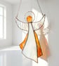 Angel Suncatcher  Stained Glass Hanging Ornament Gift 