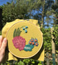 Summer Garden Hand Embroidered Wall Decoration  - Image 4