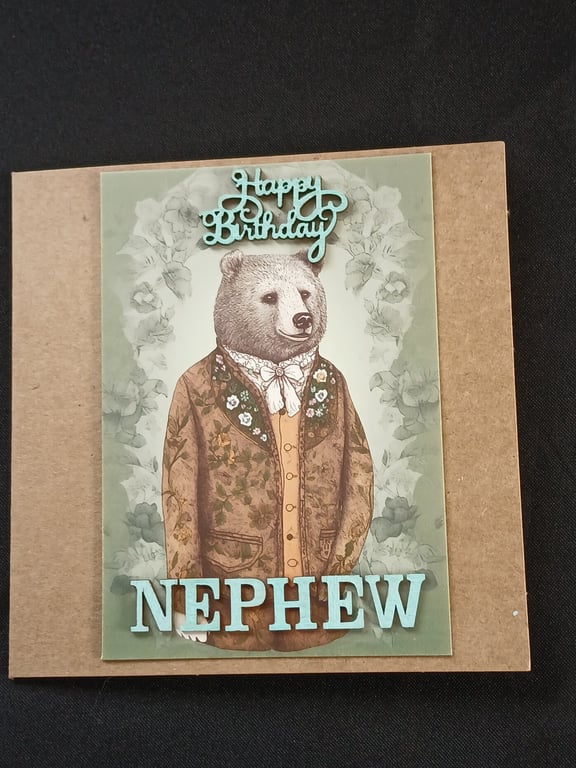 Nephew birthday card 