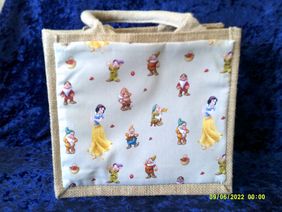 Snow White & The Seven Dwarfs Small Jute Bag